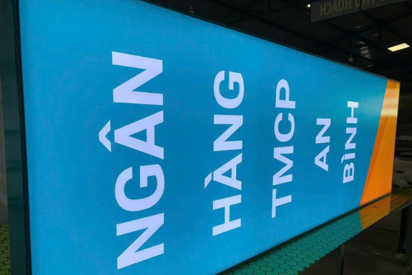 Biển hộp đèn 3M ngân hàng