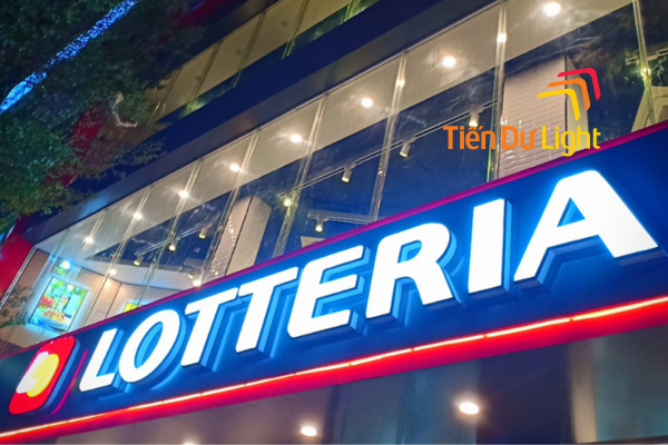 Chữ nổi sáng mặt nổi bật