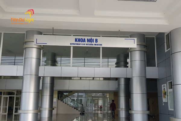 Bảng hiệu phòng khám giúp phân khu hiệu quả