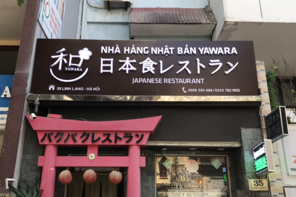 Biển vẫy nhà hàng đèn led