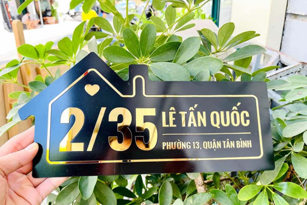 Mẫu biển số nhà đẹp