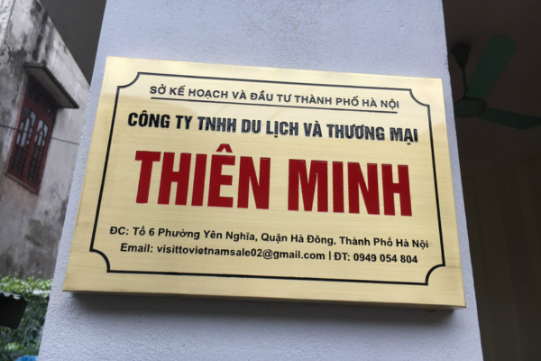 Mẫu bảng hiệu hộ kinh doanh