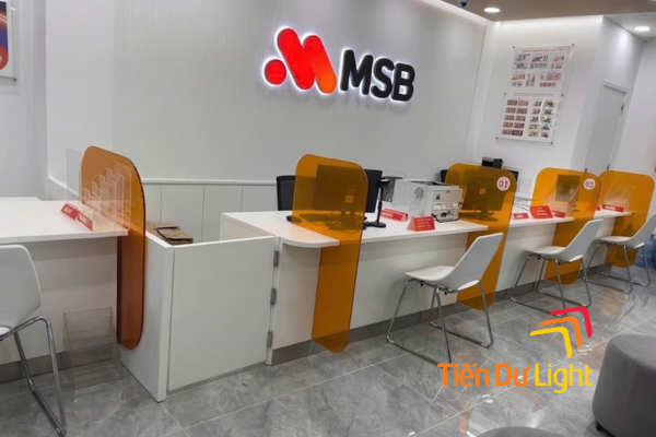 The bank's logo is a distinctive identifier