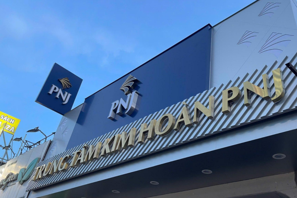 Mẫu bảng hiệu PNJ đẹp