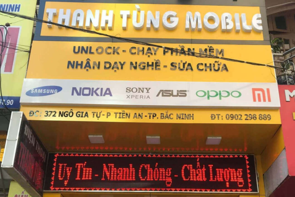 Biển chữ nổi sang trọng nổi bật