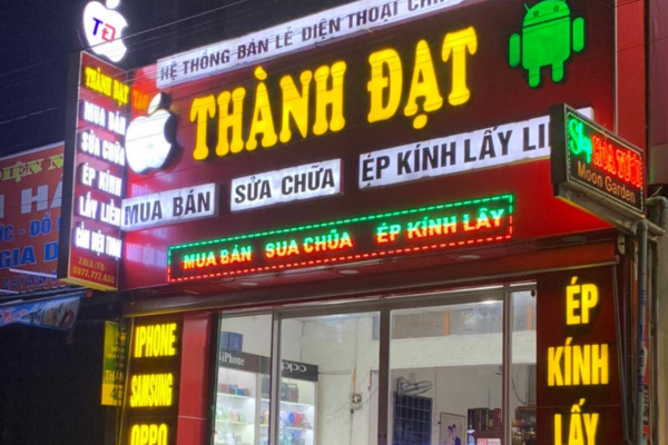 Ưu điểm biển quảng cáo sửa chữa điện thoại