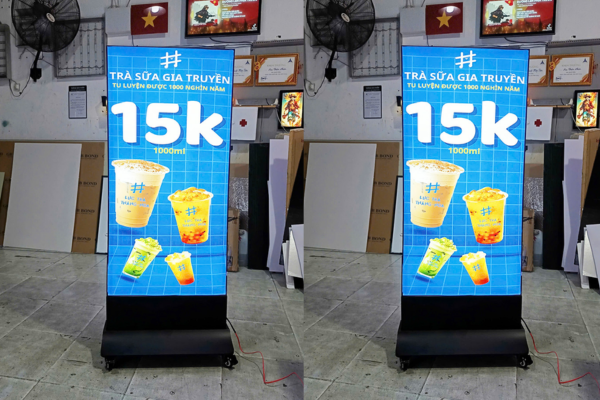 Ứng dụng của hộp đèn standee