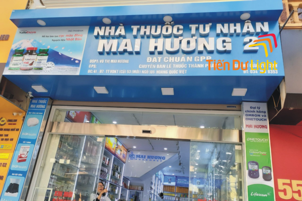 Biển quảng cáo chữ nổi nhà thuốc