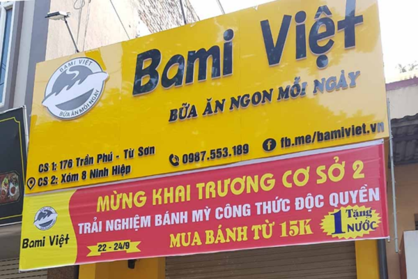 Ưu điểm của mẫu biển quảng cáo bánh mì đẹp