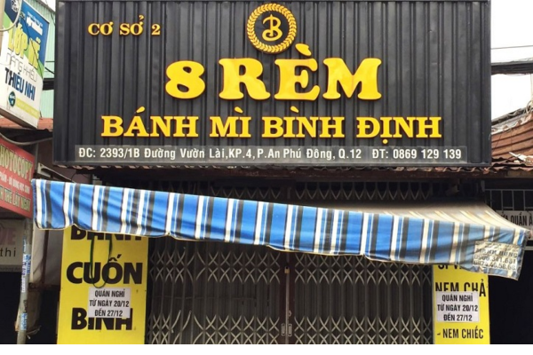 Mẫu biển bánh mì đẹp