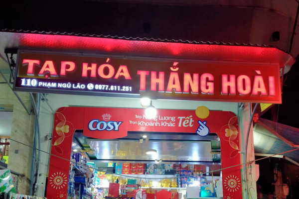 Tổng hợp các mẫu biển quảng cáo cửa hàng tạp hóa đẹp 2026