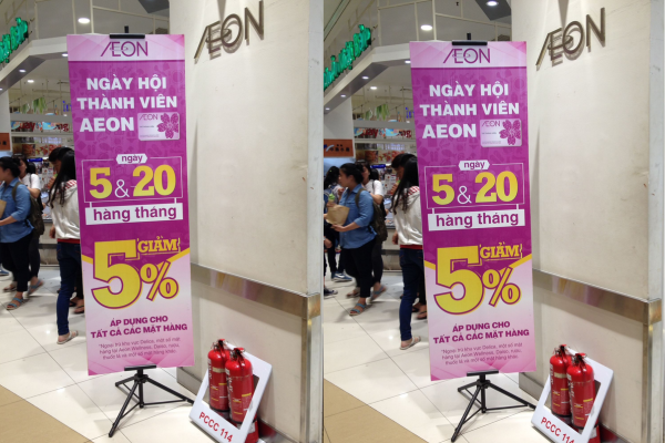 Ứng dụng standee trong quảng cáo