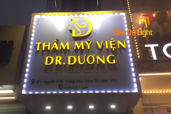 Thi công biển quảng cáo thẩm mỹ viện chuẩn thẩm mỹ, nâng tầm thương hiệu