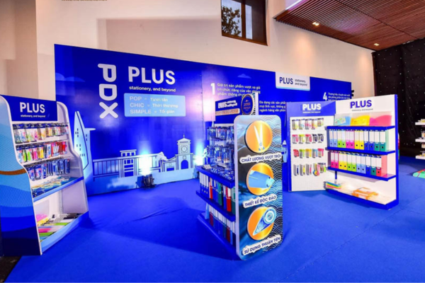 Mẫu booth trưng bày đẹp 