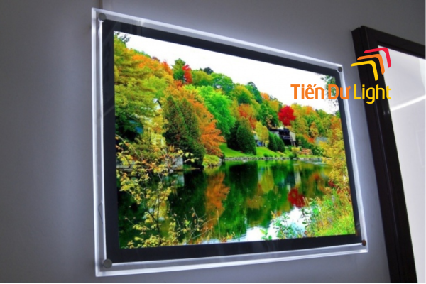 Tranh điện led là hệ thống sử dụng ánh sáng led kết hợp tấm dẫn sáng