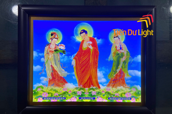 Mẫu tranh điện khung gỗ 