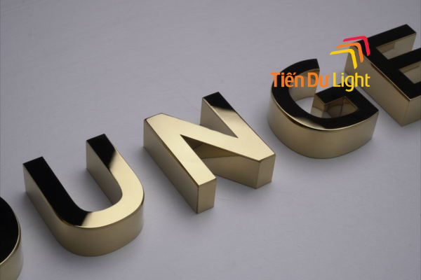 Bảng hiệu chữ inox vàng là gì?