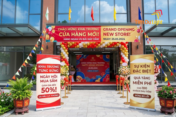 Ứng dụng biển quảng cáo in bạt