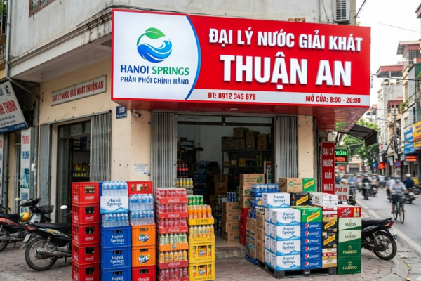 Biển cửa hàng nước giải khát