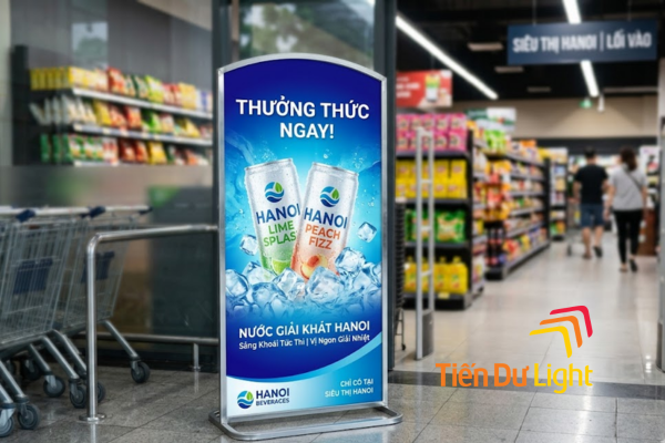 Biển quảng cáo nước giải khát đứng