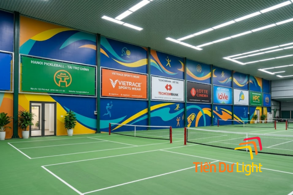 Biển tài trợ sân pickleball