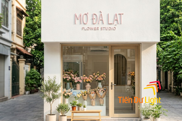 Biển quảng cáo shop hoa: Thiết kế đẹp, lãng mạn và bí quyết thu hút khách