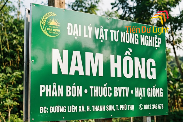 Biển vật tư nông nghiệp ngoài trời