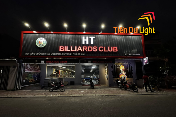 Mẫu biển quảng cáo quán bi a đẹp