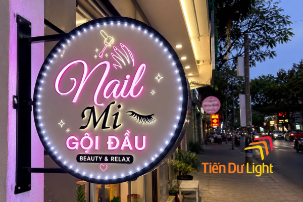 Các xu hướng thiết kế biển vẫy nail mi gội đầu thịnh hành