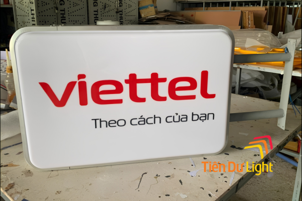 Mẫu biển vẫy Viettel đẹp cho đại lý và cửa hàng giao dịch