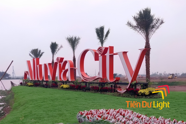 Chữ nổi hộp ngoài trời