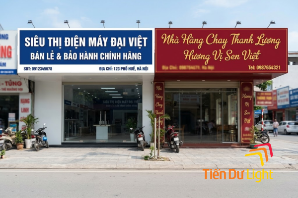 Nguyên tắc chọn font biển quảng cáo