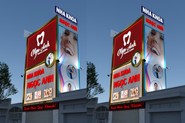 Làm biển nha khoa đẹp định vị thương hiệu hiệu quả