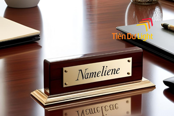 Kinh nghiệm lựa chọn mẫu biển tên chức danh phù hợp